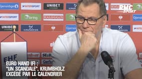 Euro hand (F) : "Un scandale", Krumbholz excédé par le calendrier