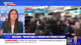 Macron : "Maintenir la marge des producteurs" - 25/02