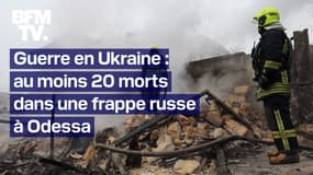 Ukraine: au moins 20 morts dans l'une des attaques russes les plus meurtrières à Odessa  