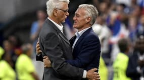 Aimé Jacquet et Didier Deschamps