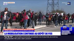 Fos-sur-Mer: les manifestants toujours sur place après les réquisitions