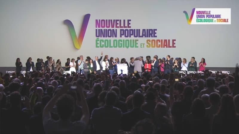 La Nouvelle union populaire écologique et sociale (Nupes) s'est réunie samedi 7 mai 2022 à Aubervilliers