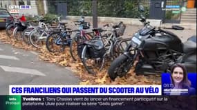 Ces Franciliens qui passent du scooter au vélo