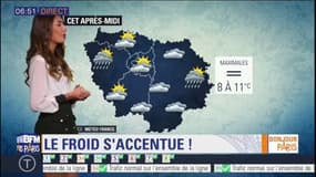 Une journée grise mais un temps plus calme et des températures très basses ce mercredi