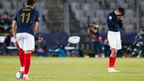 Gouiri et Le Fée lors de France-Ukraine à l'Euro Espoirs.