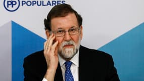 Le chef du gouvernement espagnol Mariano Rajoy, le 22 décembre 2017 à Madrid. 