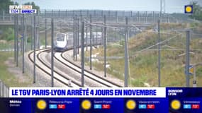 La ligne de TGV Paris-Lyon interrompue quatre jours en novembre