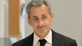 L'ancien président de la République Nicolas Sarkozy arrive au palais de justice de Paris, le 20 janvier 2025