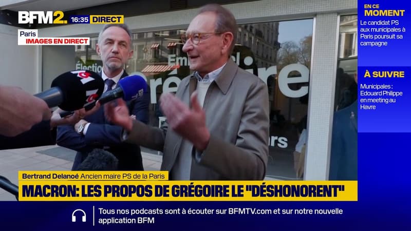 Municipales: "Mme Dati ne peut devenir maire de Paris que grâce aux voix de l'extrême-droite", déclare Bertrand Delanoë, ancien maire PS de Paris