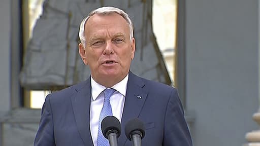 Jean-Marc Ayrault s'est exprimé lundi devant la presse pour rappeller "la mobilisation" du gouvernement.