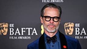 L'acteur Guy Pearce lors des BAFTA à Londres, le 16 février 2025.