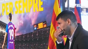 Barça : "La priorité, c'est ma santé", en larmes Agüero officialise sa retraite 
