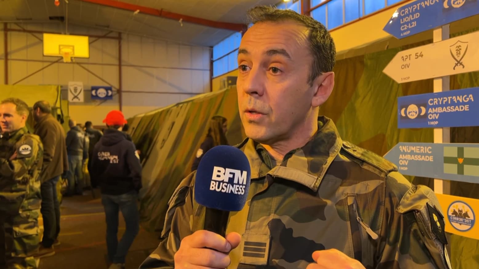 Capitaine Jean-Philippe, officier de la réserve cyber opérationnelle et directeur de l'exercice Cyber Humanum Est.