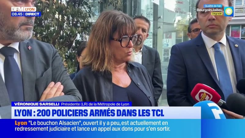 Lyon : 200 policiers armés dans les TCL avec la création de la brigade métropolitaine des transports