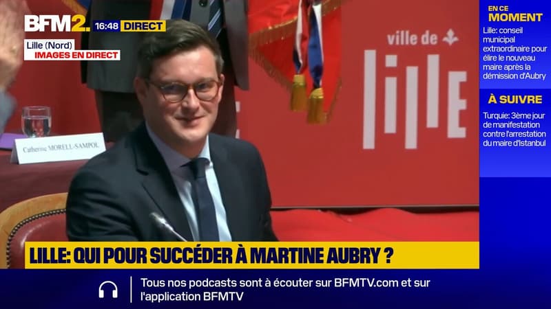 Lille: Arnaud Deslandes, ancien premier adjoint de Martine Aubry, élu maire de la ville