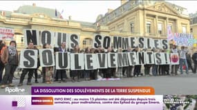 La dissolution des Soulèvements de la Terre suspendue