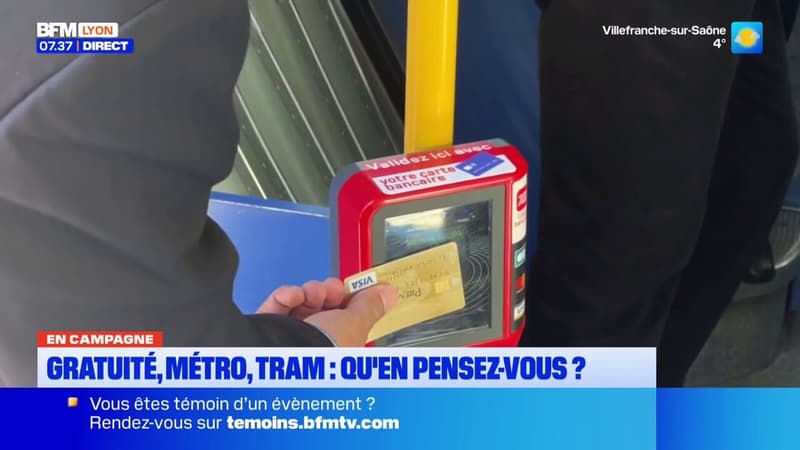 Grand Lyon : des transports en commun gratuits, qu'en pensez-vous ?