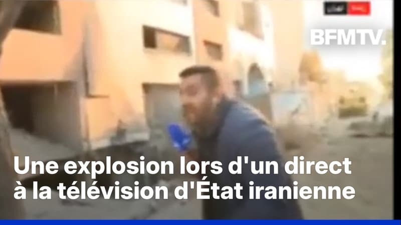 Guerre au Moyen-Orient: un reporter iranien s'enfuit en plein direct après une frappe