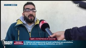 Après les inondations dans l'Aude: "financièrement, on est à plat" déclare un entrepreneur sinistré