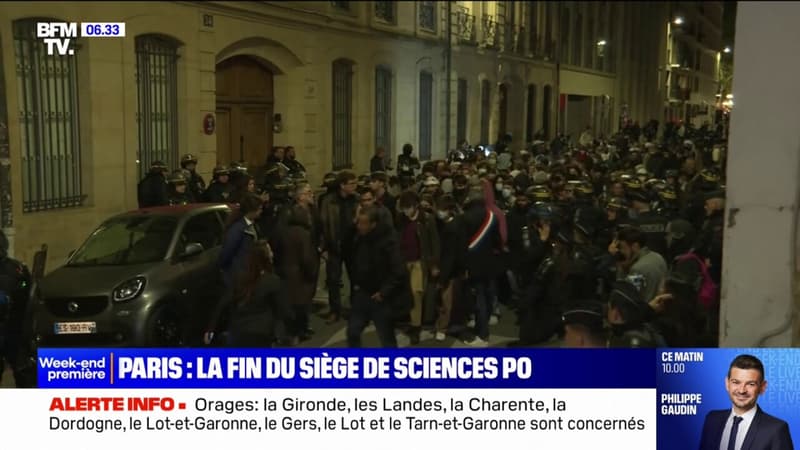 À Sciences Po Paris, le blocus d'étudiants pro-palestiniens s'est levé dans le calme