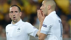 Franck Ribéry et Karim Benzema.