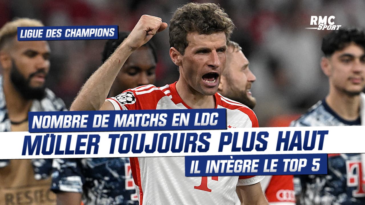Champions League: Thomas Müller joins the top 5 players who have played the most matches – RMC Sport