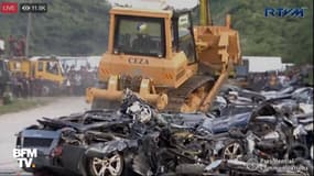 Le Président philippin fait détruire 68 véhicules de luxe