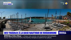 Quatre semaines de travaux à la base nautique de Roquebrune