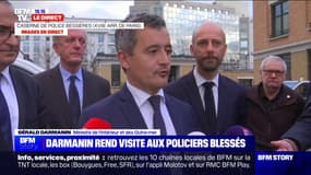 Gérald Darmanin rappelle que "plus de 300 policiers et gendarmes ont été blessés depuis le début des manifestations contre la réforme des retraites" 