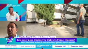 "Ce site que j'ai démantelé était devenu le point de rencontre de tous les trafics." Pour le maire de Salon de Provence, Nicolas Isnard, il fallait absolument détruire ce lieu qui devenait dangereux pour les riverains.
