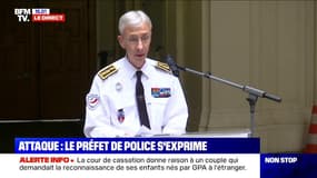 Attaque au couteau: "Je mesure combien est dérisoire ce slogan qui prétend que tout le monde détesterait la police" déclare le Préfet de police de Paris