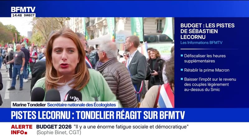 Pistes de Sébastien Lecornu pour le budget: 