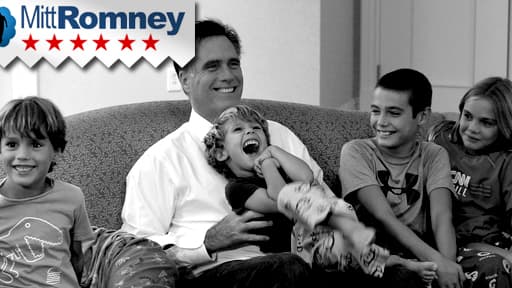 La presse américaine aime à parler d’une dynastie quand elle évoque la famille Romney. Ici, ses petits enfants.