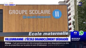 Villeurbanne: l'école Grandclément dégradée