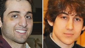 Tamerlan et Djokhar Tsarnaev, les deux auteurs présumés des attentats de Boston le 15 avril 2013.