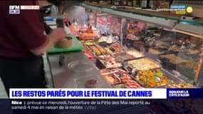 Festival de Cannes: les restaurants se préparent avant l'ouverture