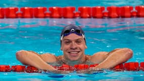 Léon Marchand le 28 juillet 2024