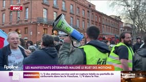 Les manifestants déterminés malgré le rejet des motions 
