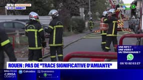 Incendie d'immeubles à Rouen: "pas de trace significative d'amiante" relevée lors des analyses