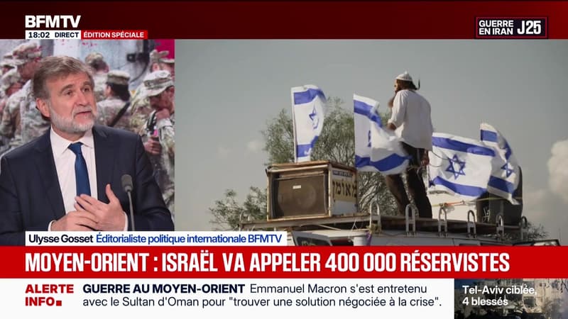 Marschall Truchot : Moyen-Orient, Israël va appeler 400 000 réservistes - 24/03
