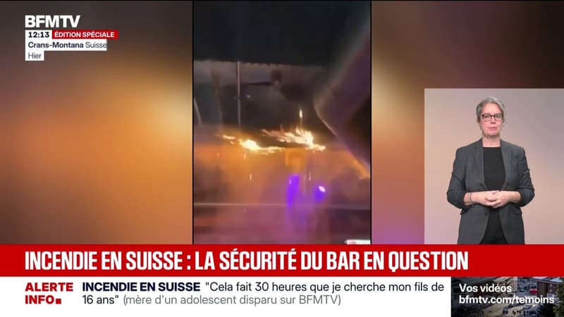 Incendie à Crans-Montana: des images diffusées sur les réseaux sociaux permettent de mieux comprendre les causes du départ de feu