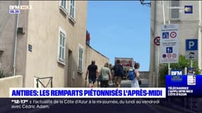 Antibes: les remparts sont désormais piétonnisés l'après-midi