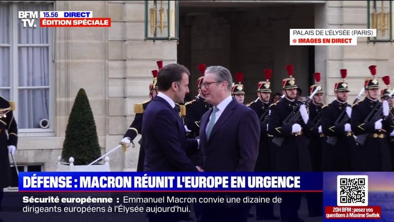 Défense européenne: les images de l'arrivée des dirigeants conviés par Emmanuel Macron à l'Élysée