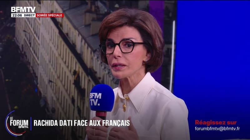 FORUM BFM - Se loger à Paris: "Il faut rassurer les bailleurs privés", estime Rachida Dati, ministre de la Culture