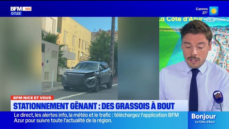 BFM Nice et vous : stationnement gênant à Grasse, des riverains sont à bout sur le boulevard Émile Zola