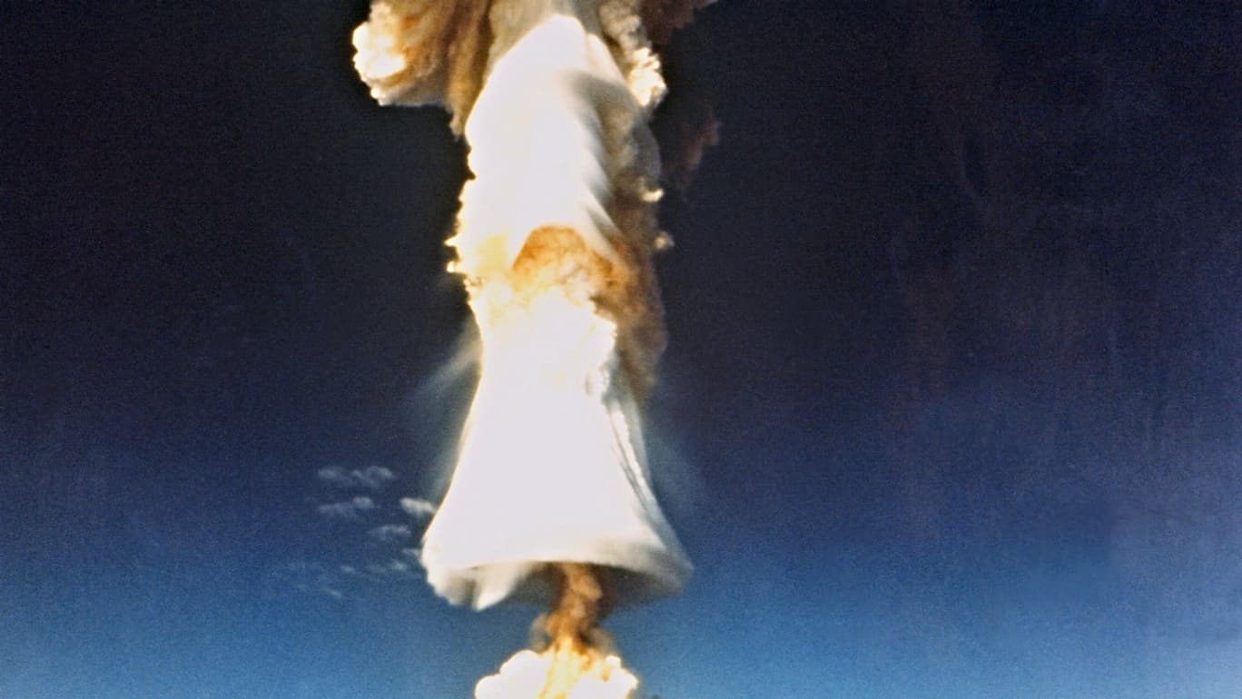 (Archives) This photo taken in 1970 shows a French nuclear test at Mururoa, French Polynesia. Researchers have linked French nuclear tests over the Pacific Ocean in the late 1960s to the high incidence of thyroid cancer in Polynesia. France conducted approximately 40 atmospheric nuclear tests in Polynesia between 1966 and 1974. Subsequently, its tests were conducted underground.