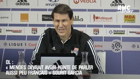 OL : « Mendes devrait avoir honte de parler aussi peu français » sourit Garcia   