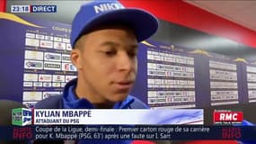 Rennes-PSG : Kylian Mbappé comprend son expulsion