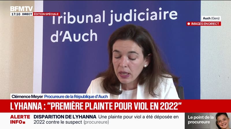 Disparition de Lyhanna: les enquêtes judiciaires visant le suspect "vont être regroupées", indique la procureure d'Auch