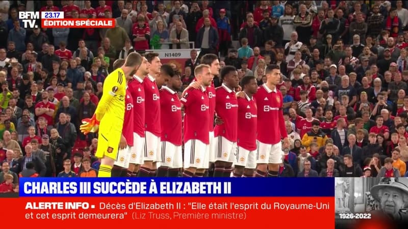 Mort d'Elizabeth II: une minute de silence observée dans le stade de Manchester United